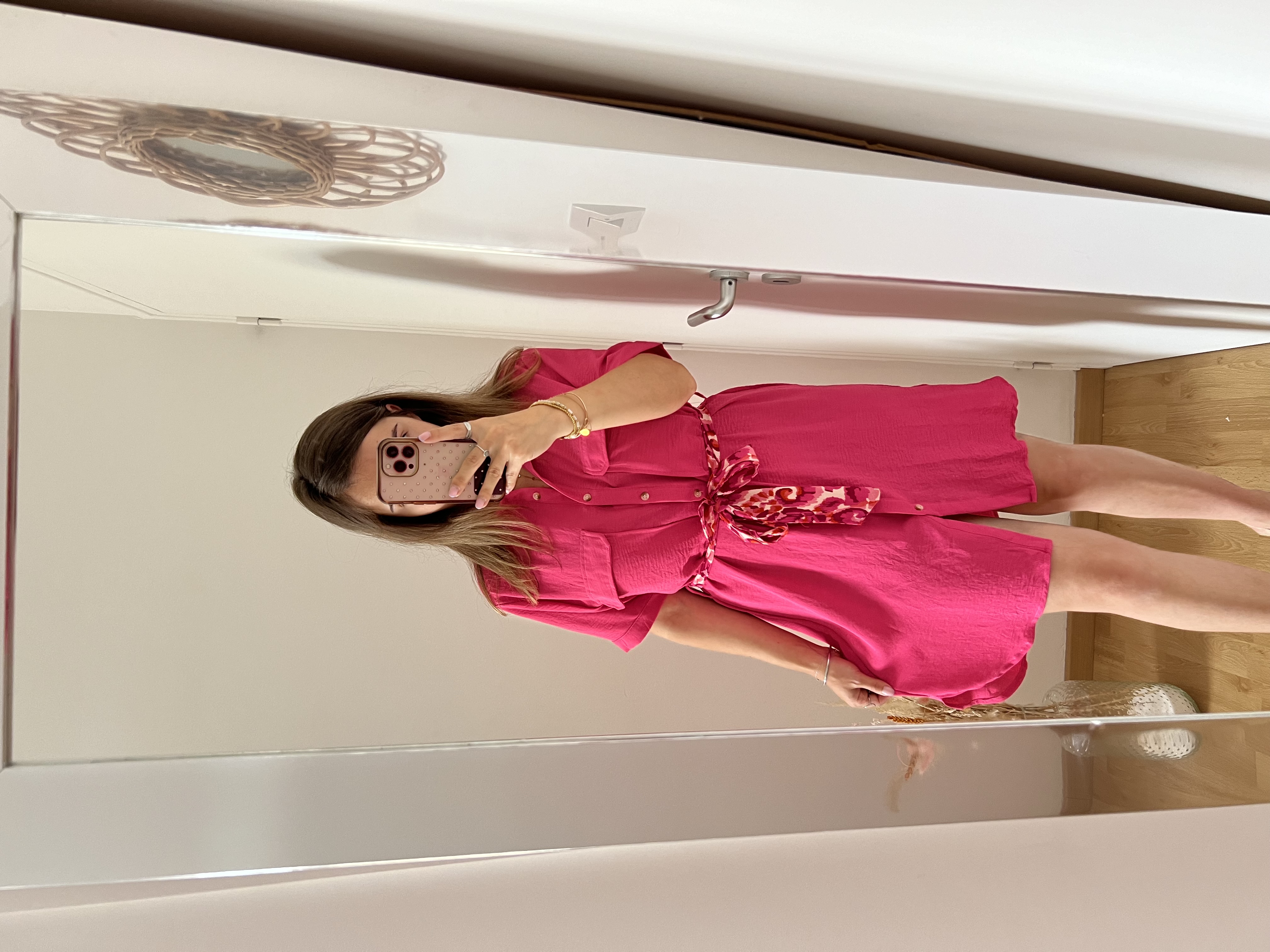 Robe fuschia Emy