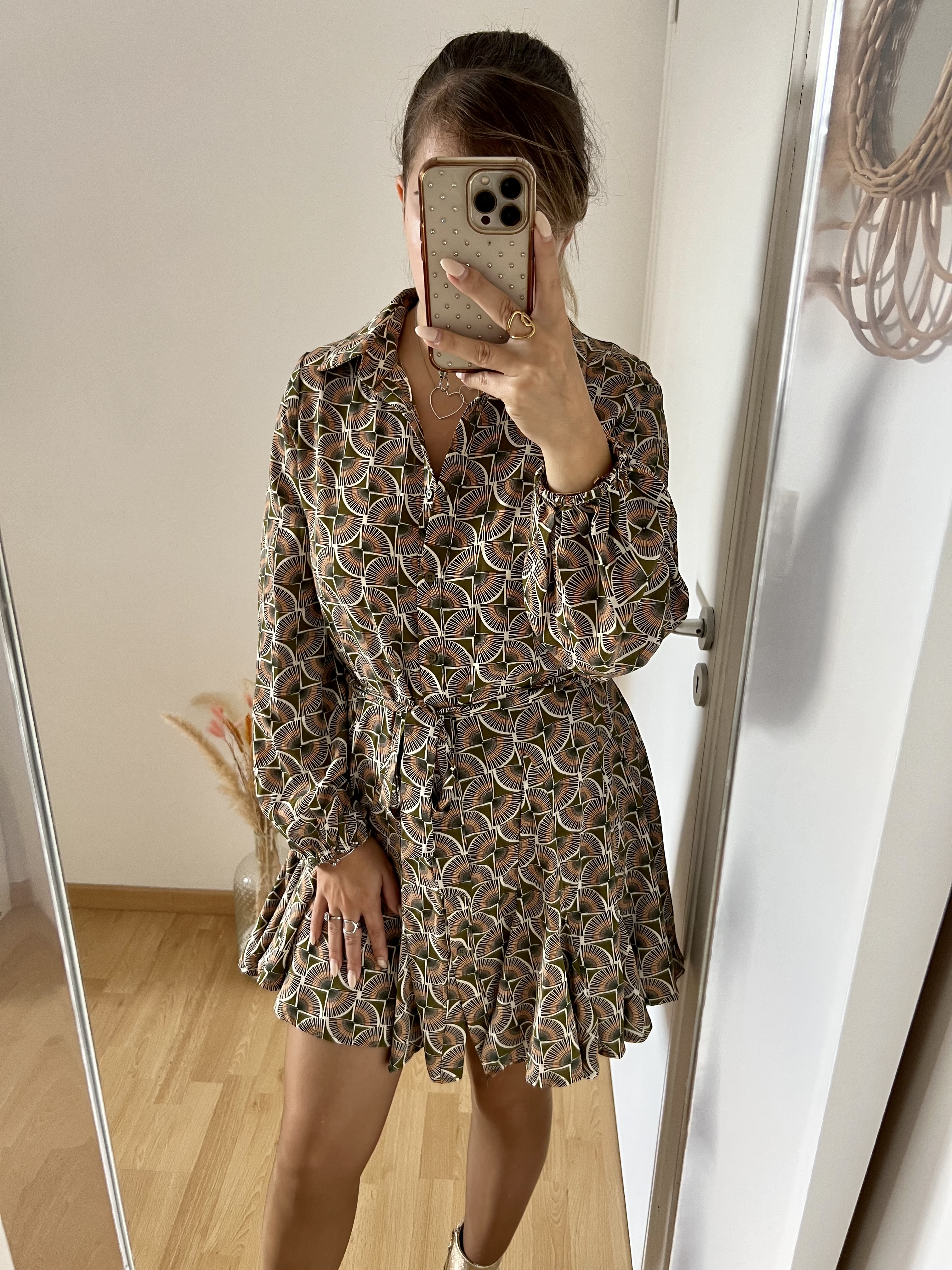 Robe à motifs Ambre