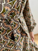 Robe à motifs Ambre