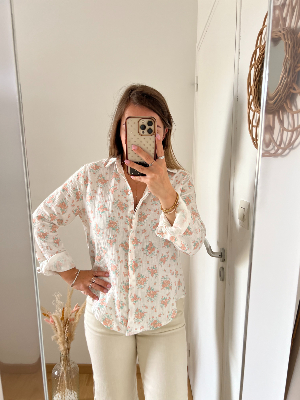 Blouse gaze de coton Nina