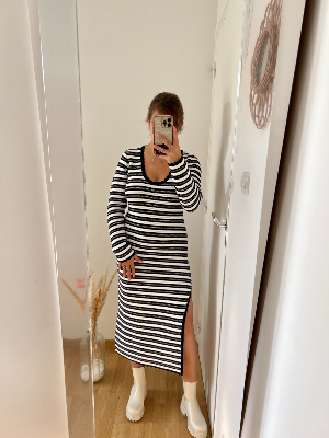 Robe longue pull Ariel