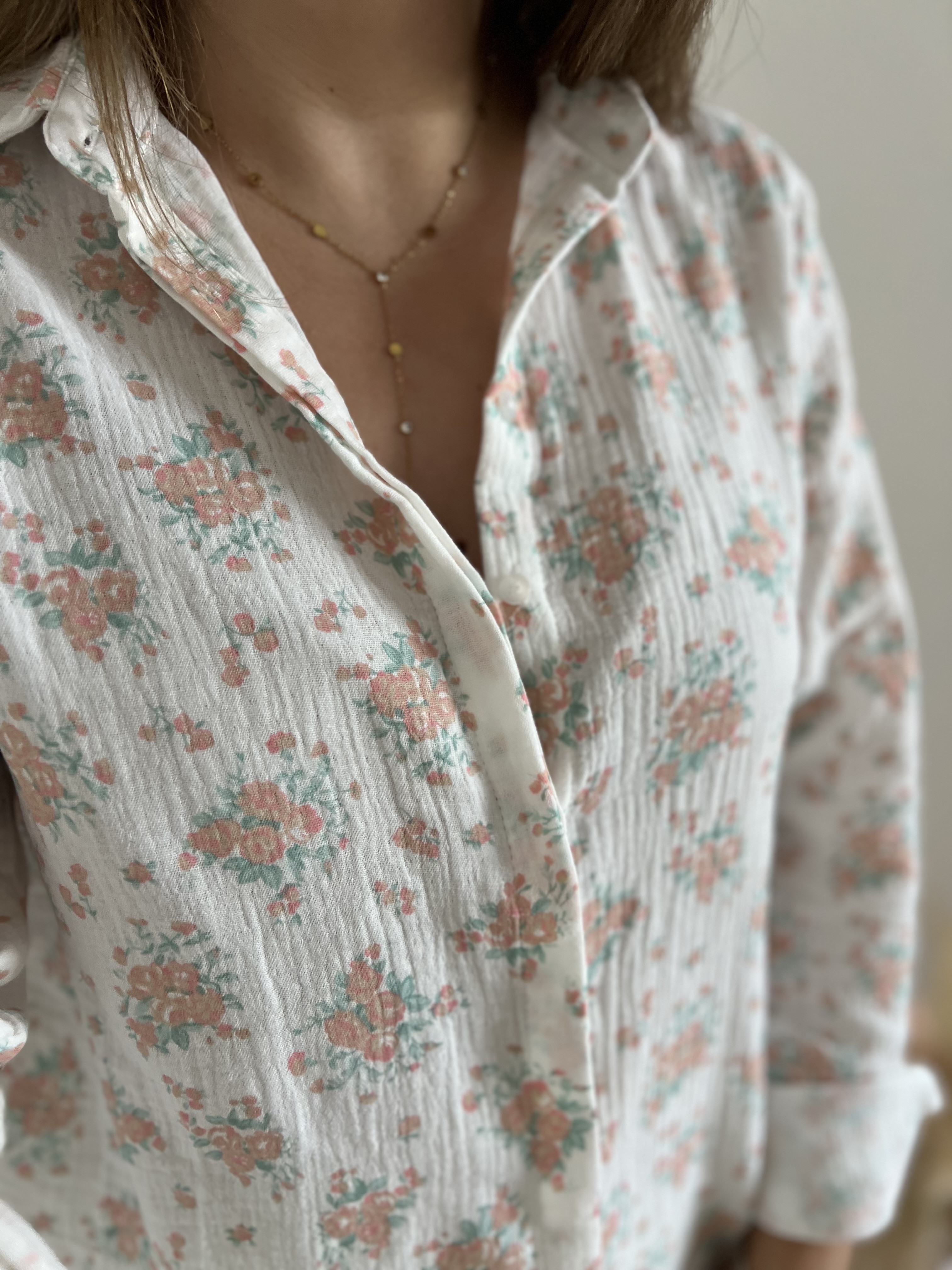 Blouse gaze de coton Nina