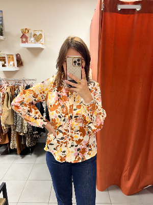 Blouse satinée Mélinda 