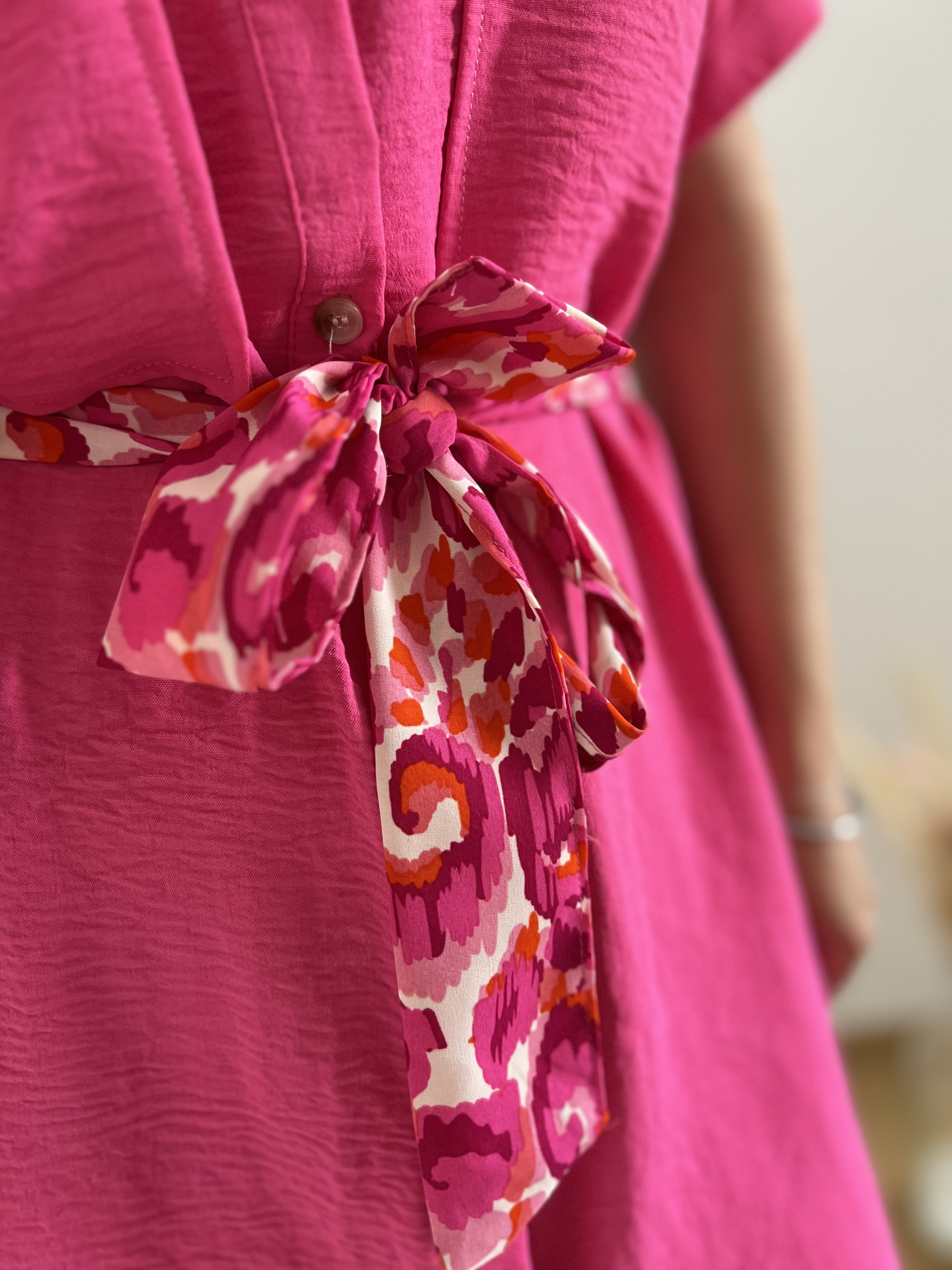 Robe fuschia Emy