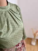 Blouse verte Emilie 