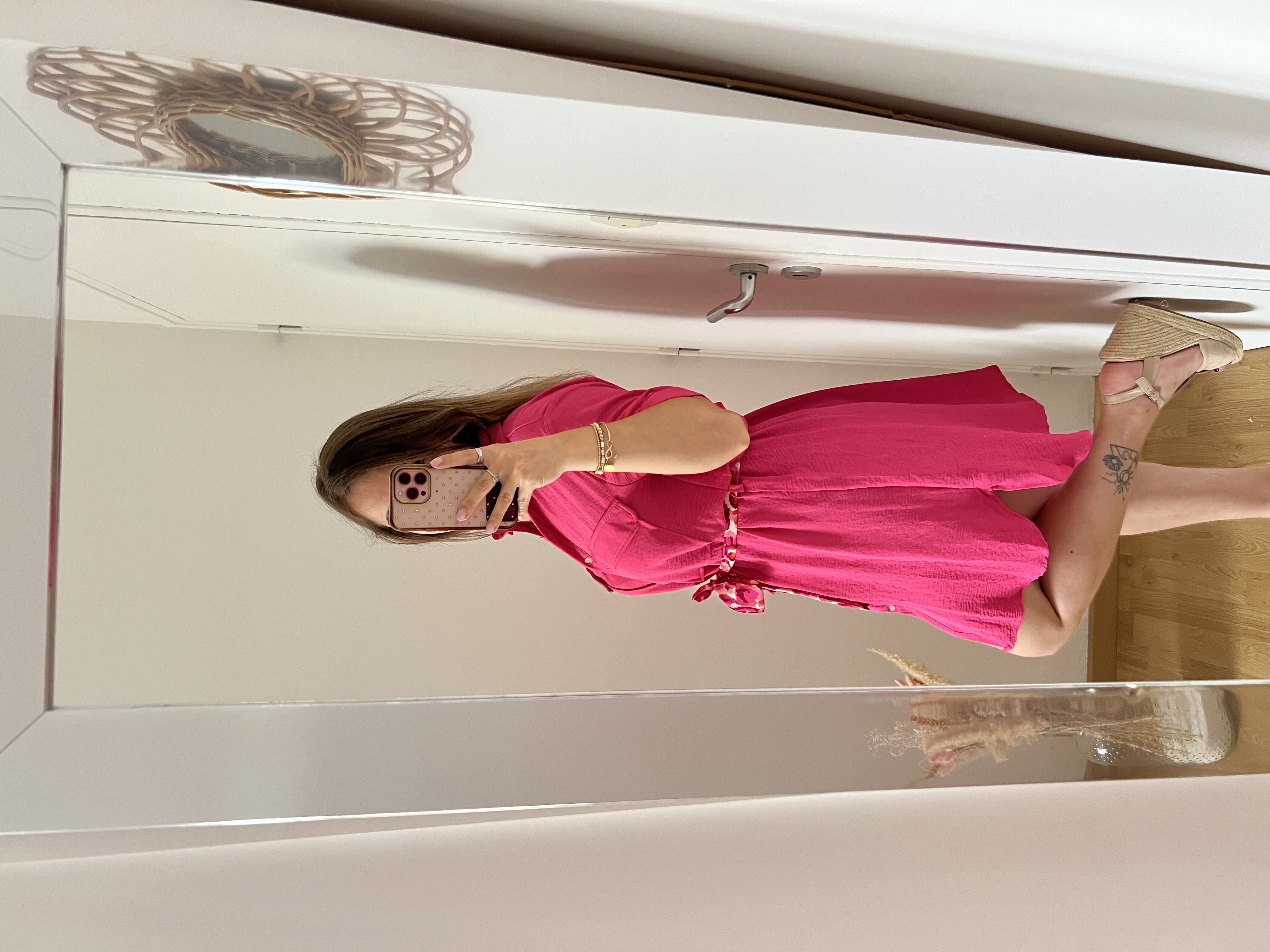 Robe fuschia Emy