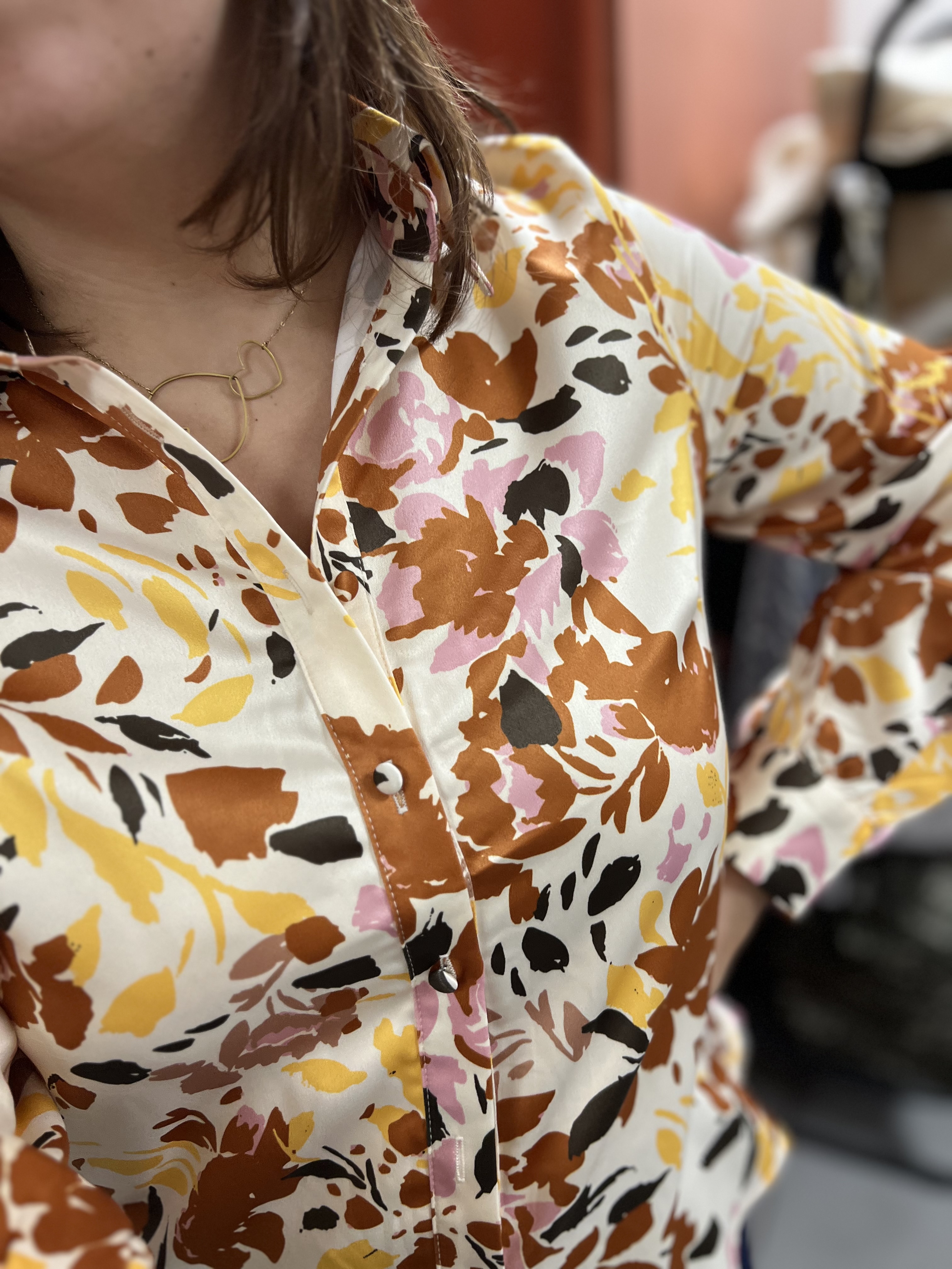 Blouse satinée Mélinda 